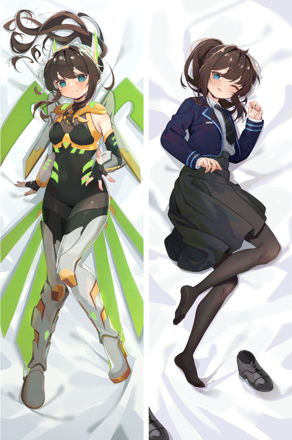 Shuni in her mecha outfit (Dakimakura style)